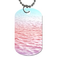 Tropical Ocean Dog Tag (one Side) by gloriasanchez