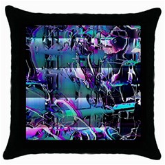 Technophile s Bane Throw Pillow Case (black) by MRNStudios