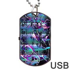 Technophile s Bane Dog Tag Usb Flash (two Sides) by MRNStudios