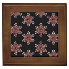 Metatron Cube Framed Tile by gloriasanchez