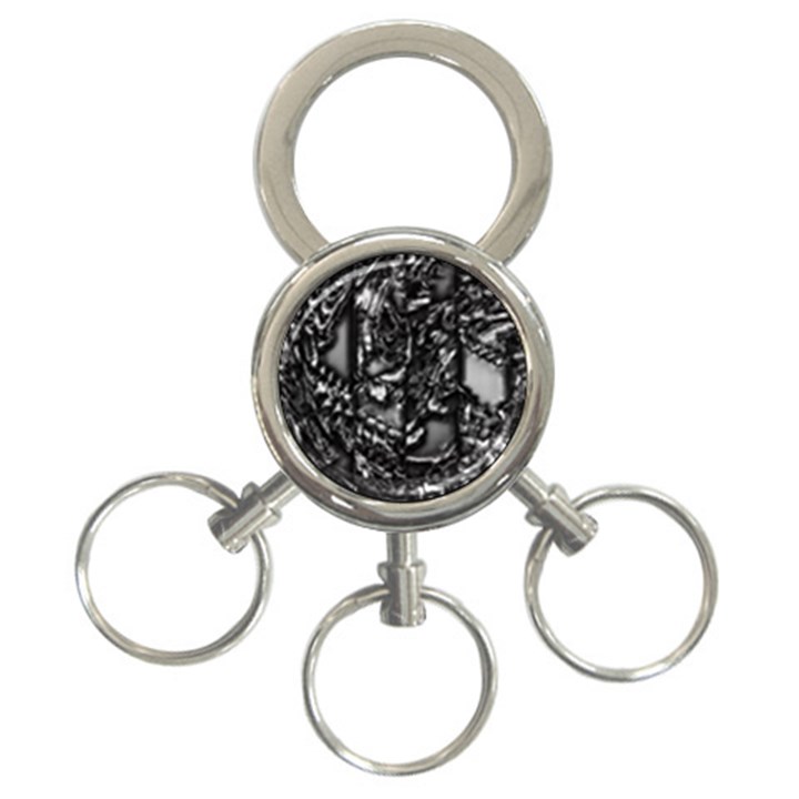 Demon Chrome 3-Ring Key Chain