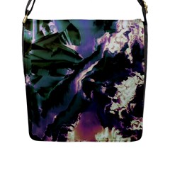 Abstract Wannabe Flap Closure Messenger Bag (l) by MRNStudios