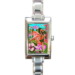 Exotisme Rectangle Italian Charm Watch by SoLoJu