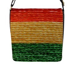 Couleurs D afrique Flap Closure Messenger Bag (l) by SoLoJu