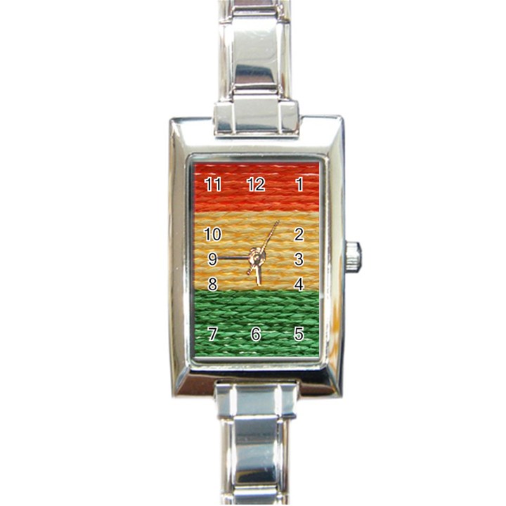 Couleurs Emblématiques Rectangle Italian Charm Watch