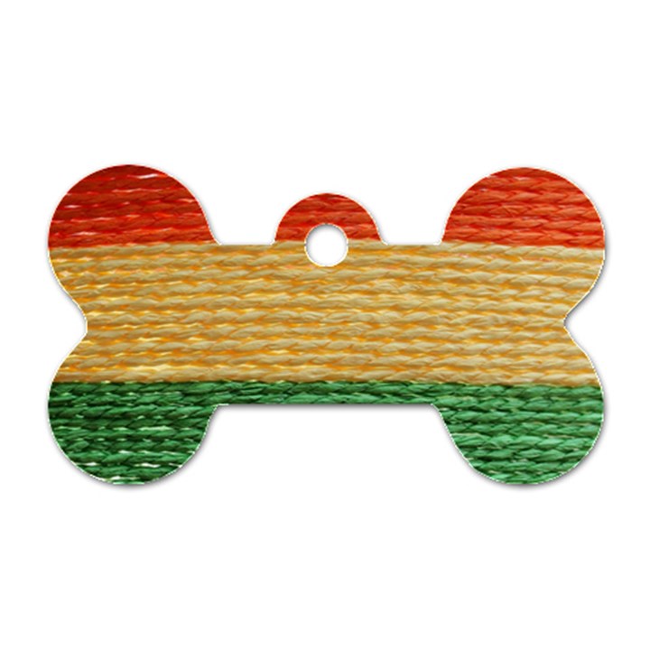 Couleurs Emblématiques Dog Tag Bone (Two Sides)