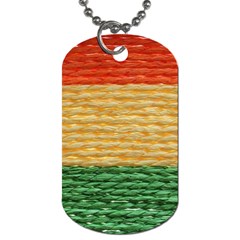 Couleurs Emblématiques Dog Tag (two Sides) by SoLoJu