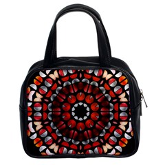 Kaleid Geometric Metal Color Classic Handbag (two Sides) by byali