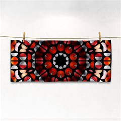 Kaleid Geometric Metal Color Hand Towel