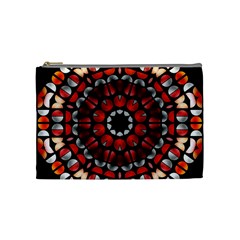 Kaleid Geometric Metal Color Cosmetic Bag (medium) by byali