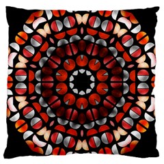 Kaleid Geometric Metal Color Large Cushion Case (two Sides)