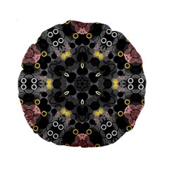 Abstract Geometric Kaleidoscope Standard 15  Premium Round Cushions by alllovelyideas