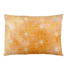 Flowers Pattern Orange Yellow Pillow Case by alllovelyideas