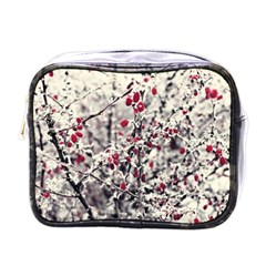 Berries In Winter, Fruits In Vintage Style Photography Mini Toiletries Bag (one Side)