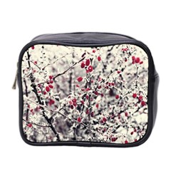 Berries In Winter, Fruits In Vintage Style Photography Mini Toiletries Bag (two Sides)