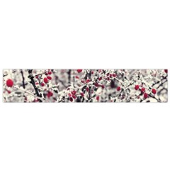 Berries In Winter, Fruits In Vintage Style Photography Small Flano Scarf by Casemiro