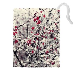 Berries In Winter, Fruits In Vintage Style Photography Drawstring Pouch (4xl)