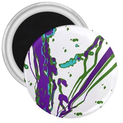 Multicolored Abstract Print 3  Magnets by dflcprintsclothing