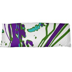 Multicolored Abstract Print Body Pillow Case (dakimakura) by dflcprintsclothing