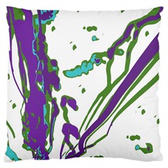 Multicolored Abstract Print Large Cushion Case (one Side) by dflcprintsclothing