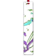 Multicolored Abstract Print Large Book Marks by dflcprintsclothing