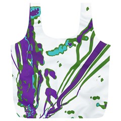 Multicolored Abstract Print Full Print Recycle Bag (xl)