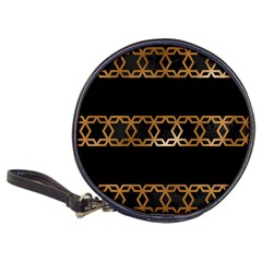 Pattern Geometric Gold Black Classic 20-cd Wallets