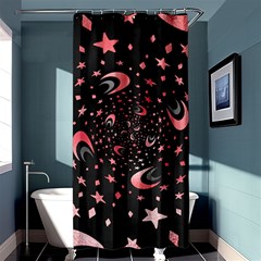 Pattern Lune Étoile Profondeur Shower Curtain 36  X 72  (stall)  by alllovelyideas