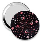 Pattern Lune étoile Profondeur 3  Handbag Mirrors Front