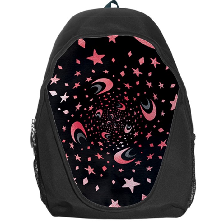 Pattern Lune étoile Profondeur Backpack Bag