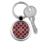 Pattern Rouge Noir Key Chain (Round) Front