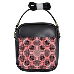 Pattern Rouge Noir Girls Sling Bag by alllovelyideas