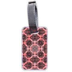 Pattern Rouge Noir Luggage Tag (two Sides) by alllovelyideas