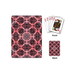 Pattern Rouge Noir Playing Cards Single Design (mini) by alllovelyideas