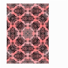 Pattern Rouge Noir Large Garden Flag (two Sides)