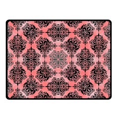 Pattern Rouge Noir Double Sided Fleece Blanket (small)  by alllovelyideas