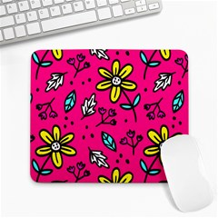 Flowers-flashy Large Mousepads by alllovelyideas