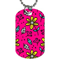 Flowers-flashy Dog Tag (one Side) by alllovelyideas