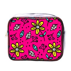 Flowers-flashy Mini Toiletries Bag (one Side) by alllovelyideas