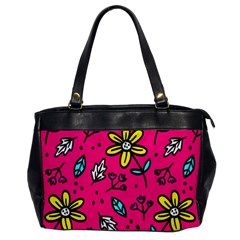 Flowers-flashy Oversize Office Handbag by alllovelyideas