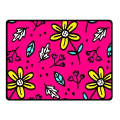 Flowers-flashy Fleece Blanket (small) by alllovelyideas