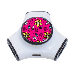 Flowers-flashy 3-port Usb Hub by alllovelyideas