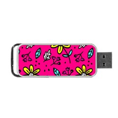 Flowers-flashy Portable Usb Flash (one Side) by alllovelyideas