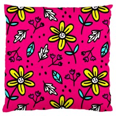 Flowers-flashy Standard Flano Cushion Case (one Side) by alllovelyideas