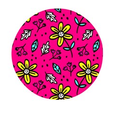 Flowers-flashy Mini Round Pill Box (pack Of 3) by alllovelyideas