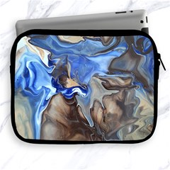 Flowing Patterns Apple Ipad 2/3/4 Zipper Cases by kaleidomarblingart