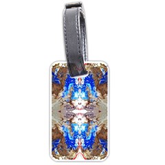 Abstract Acrylic Pouring Art Luggage Tag (one Side) by kaleidomarblingart