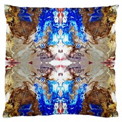 Abstract Acrylic Pouring Art Standard Flano Cushion Case (two Sides) by kaleidomarblingart