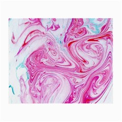 Marbling Art Print Small Glasses Cloth (2 Sides) by kaleidomarblingart