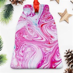 Marbling Art Print Ornament (bell)